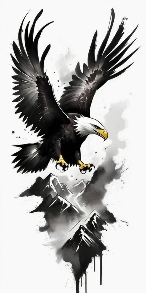 Eagle Carrying Snake Tattoo, Forest Tattoo Design, Forest Tattoo, Beautiful Horse Pictures, Forest Tattoos, Laser Files, Eagle Tattoos, Eagle Tattoo, Eagle Design