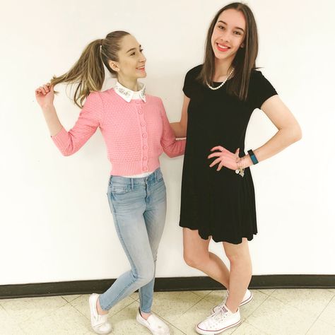 Betty Cooper and Veronica Lodge Betty And Veronica Costume, Betty And Veronica Costumes, Betty And Veronica, Veronica Lodge, Book Week Costume, Betty Cooper, Book Week, Open Shoulder Tops, Halloween Costumes