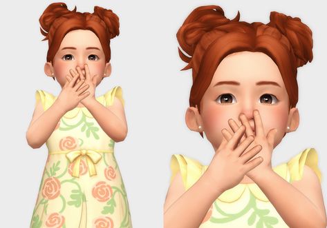 The Sims 4 Kids, Toddler Hair Sims 4, The Sims 4 Bebes, Toddler Cc Sims 4, Sims 4 Toddler Clothes, The Sims 4 Cabelos, Sims Baby, Cc Hair, Sims 4 Cc Kids Clothing