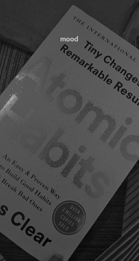 Atomic Habits Book Aesthetic, Atomic Habits Aesthetic, Expensive Quotes, Atomic Habits Book, Habits Book, Habit Books, Atomic Habits, Muslimah Aesthetic, Snapchat Stories