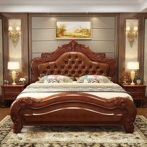 Latest Wooden Bed Designs, Modern Luxury Bed, Beautiful Bed Designs, Box Bed Design, Double Bed Designs, Aesthetic Bed, Wood Bed Design, Wooden Bed Design, Queen Upholstered Bed