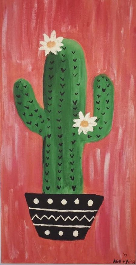 Boho Cactus Painting, Painting Cactus Acrylic, Cacti Painting Easy, Acrylic Cactus Painting, Cactus Painting Acrylic, Easy Cactus Painting, Cacti Paintings Acrylic, Cacti Painting, Acrylic Cactus