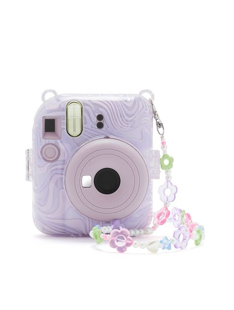 INSTAX x Skinnydip Mini 12 Case and Strap Phone Grips Instax Cute Aesthetic Gifts, Polaroid Case, Instax Accessories, Mini Products, Instax Mini 12, Instax Mini Camera, Diy Gifts To Sell, Instax Camera, Camera Aesthetic