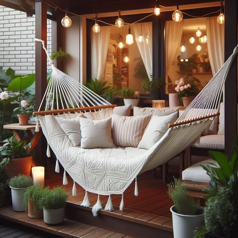 Patio With Hammock Ideas, Hammock Patio Ideas, Hammock Porch Ideas, Hammock On Deck Ideas, Front Porch Hammock Ideas, Balcony Hammock Ideas, Porch Hammock Ideas, Hammock On Porch, Hammock Ideas Backyard