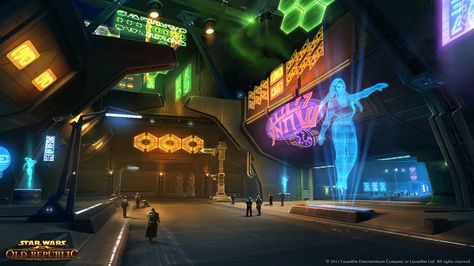 Nar Shaddaa Star Wars: The Old Republic | Concept Art Nar Shaddaa, Star Wars Sequel Trilogy, Star Wars Planets, Sith Empire, Star Wars The Old, Old Republic, Star Wars Concept Art, Star Wars Rpg, The Old Republic