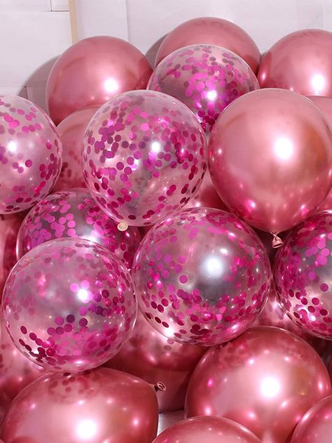 Pink Birthday Party Decorations, Hot Pink Birthday, Pink Party Theme, Pink Sweet 16, Pink Party Decorations, Sweet 16 Decorations, Bday Party Theme, Pink Birthday Party, Deco Rose