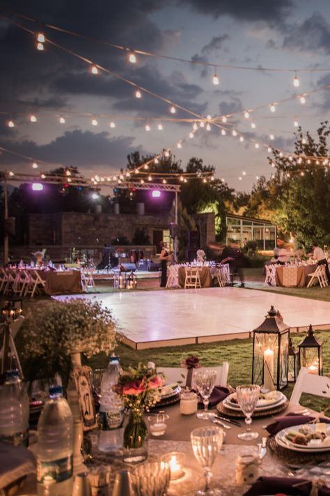 Live Music Wedding Receptions, Outdoor Dj Party, After Party Venue Wedding, Wedding Live Band Set Up, Casual Wedding Venues, Outdoor Wedding After Party, 50 Guest Wedding Receptions, Live Band Wedding Reception, Live Music At Wedding