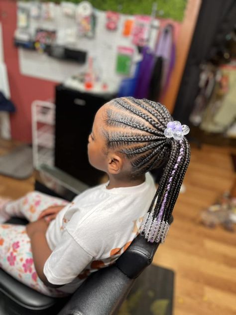 Princesses and ponytails 💕🫶🏽 #byangieb Braids by AngieB Kids Braided Ponytail, Kiddie Braids, Girls Braided Hairstyles Kids, Toddler Braids, Princess Crowns, Two Ponytails, Kid Hair, Kids Braids, Kid Braid Styles