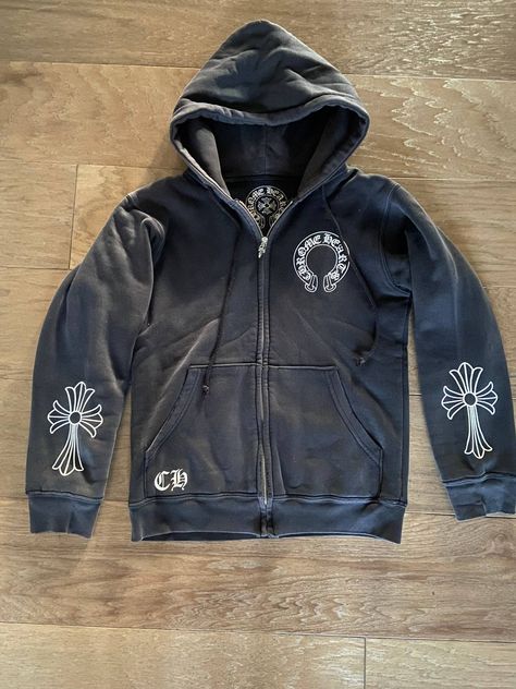 Zip Up Hoodies Men, Vintage Zip Up, Zip Up Hoodie Men, Chrome Hearts Outfit Men, Chrome Hearts Men, Chrome Hearts Design, Vintage Zip Up Hoodie, Vintage Chrome Hearts, Chrome Hearts Vintage