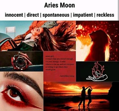 Aries Moon Sign, Grow Butterflies, Gemini Characteristics, Venus In Pisces, Aries Moon, Pisces Sun, Moon In Aries, Aries Aesthetic, Gemini Rising