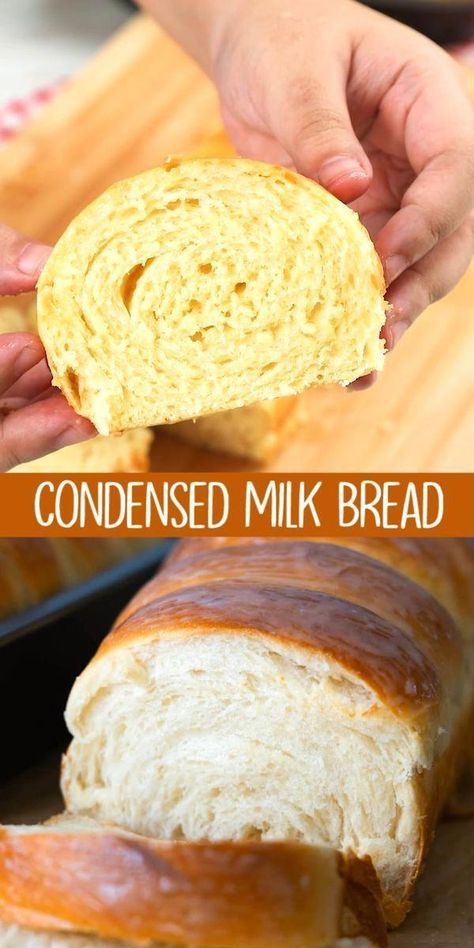 #BreadMakingChallengesandSolutions Yeast Bread, Condensed Milk Bread Recipe, Condensed Milk Bread, Homemade Condensed Milk, Milk Bread Recipe, Bread Maker Recipes, Homemade Bread Recipes Easy, Homemade Bread Easy, Condensed Milk Recipes