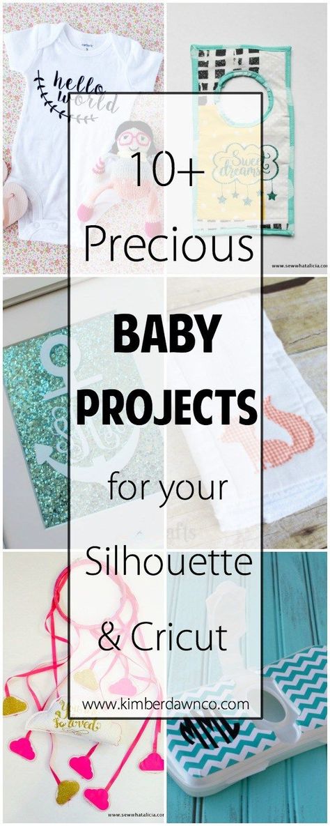 10+ Precious Handmade Baby Projects Baby Silhouette, Cricut Cuttlebug, Cricut Baby, Silhouette Tutorials, Diy Baby Gifts, Cricut Tips, Handmade Baby Gifts, Baby Projects, Diy Cricut