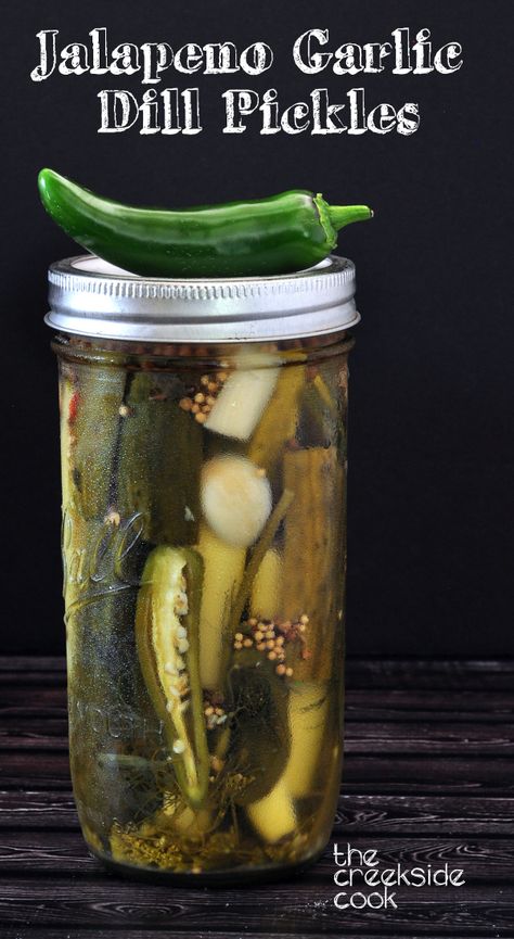 Garlic Dill Pickles, Pickle Vodka, How To Make Pickles, Canning Pickles, Spicy Pickles, Canning Vegetables, Refrigerator Pickles, Pickled Garlic, Dill Pickles