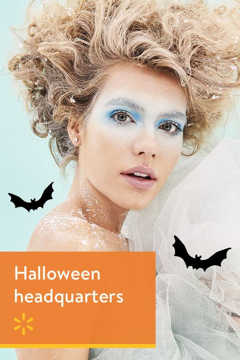 Go ahead, vamp it up! You don’t have to be a beauty guru to master hauntingly glam Halloween makeup—we'll show you how to create spellbinding looks in just a few steps. Glam Halloween Makeup, Halloween Hair And Makeup, Ice Queen Makeup, Glam Halloween, Queen Costume, Fairy Makeup, Winter Makeup, Halloween Make Up, Halloween Hair