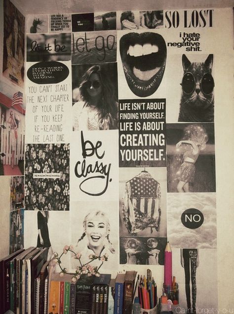 Cool wall collage of black and white pictures... Sala Grunge, Hipster Room, Inexpensive Wall Art, Grunge Bedroom, Trendy Room, Zimmer Diy, Mode Grunge, Tumblr Rooms, Grunge Room