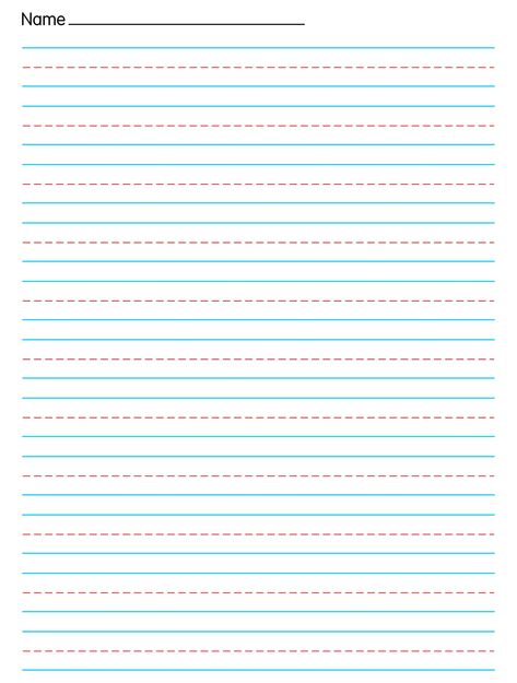 Primary Writing Paper Template Pinterest Handwriting, Printable Handwriting Practice Sheets, Handwriting Paper Template, Handwriting Paper Kindergarten, Primary Writing Paper, Free Printable Stationery Paper, Notebook Paper Template, Free Paper Printables, Free Writing Paper