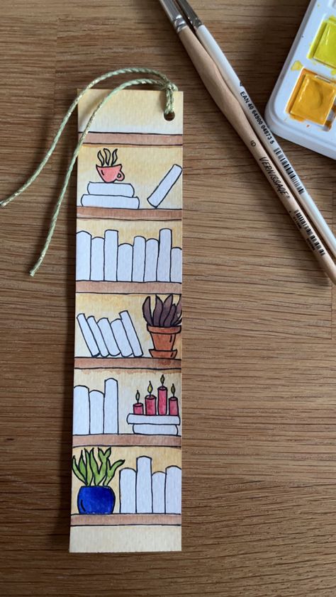 Diy Bookmarks Colored Pencil, Bookmark Coffee Design, Cute Book Marks Printable, Cool Book Marks Diy, Easy Doodle Bookmarks, Book Mark Design Ideas Drawing, Bookmark Paper Craft, Book Mark Design Ideas Simple, Book Mark Art Ideas