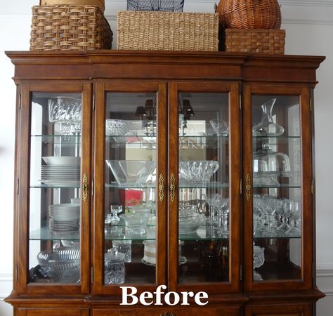 China Cabinet In Bathroom Linen Storage, China Cabinet With Glass Shelves, Mirrored China Cabinet, How To Style China Cabinet Display, Organizing China Cabinet, Styling China Cabinet Display, China Cabinet In Entryway, Ideas For China Cabinet Display, China Closet Display