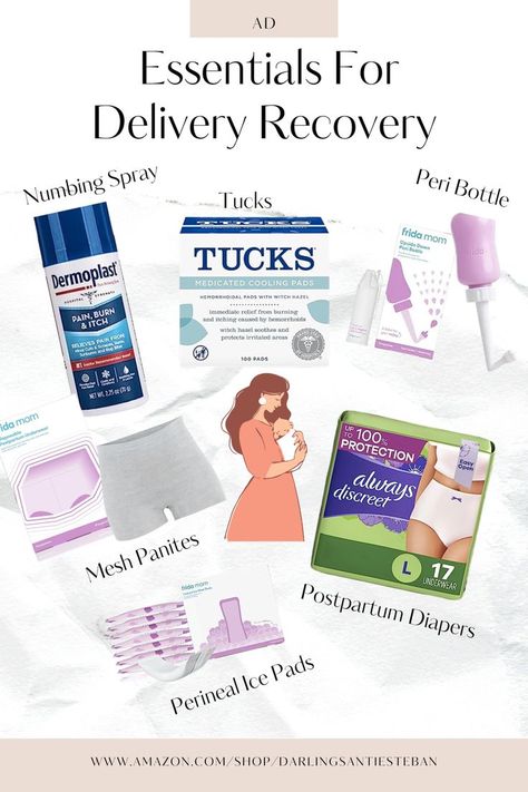 Postpartum Recovery Kit, Birth Recovery, Postpartum Essentials, Postpartum Doula, Essential Products, Baby Facts, After Birth, Postpartum Care, After Giving Birth