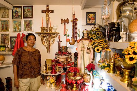 Voodoo Altar Ideas, Christian Magic, Voodoo Altar, Mini Altar, What Is Love, High Res, Getty Images, Witch, Spirituality