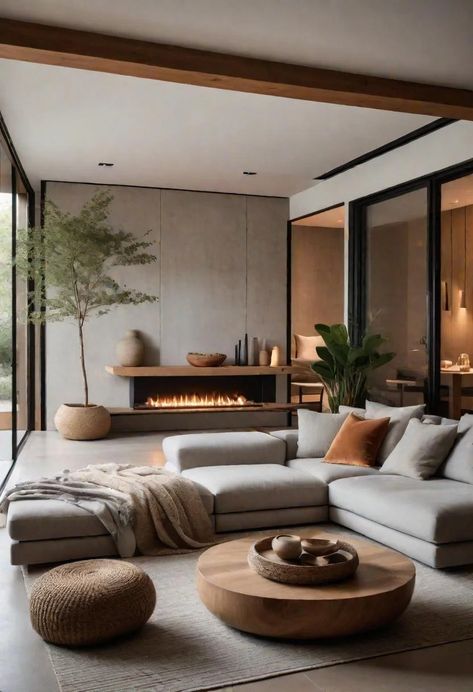 37 Cozy Contemporary Living Room Ideas: Modern Elegance 11 Modern Scandinavian Living Room Ideas, Minimalist Lounge Room, Cozy Contemporary Living Room, Minimalist Lounge, Urban Modern Interior Design, Modern Design Interior, Cozy Contemporary, Organic Modern Living Room, Organic Living Room