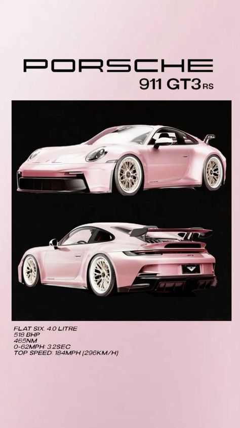 Pink Porsche, Porsche 911, The Pink, Porsche, Cars, Pink