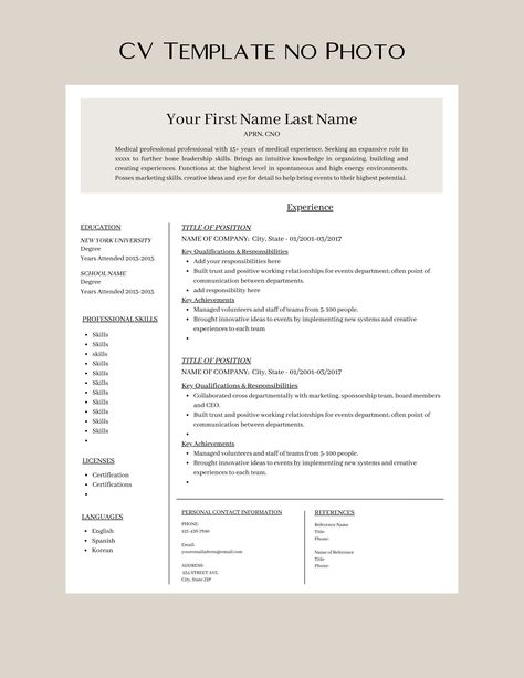 photo cover Resume Without Photo, Cv Design Without Photo, Cv Without Photo, Resume Template Free Downloadable, Cv Templates Free Download, Professional Resume Format, Photo Cv, Resume Photo, Resume Template Download