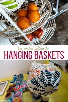 Crochet Practical, Travel Crochet, Household Crochet, Crochet Storage Baskets, Crochet Baskets, Crochet Storage, Confection Au Crochet, Crochet Basket Pattern, Crochet Kitchen