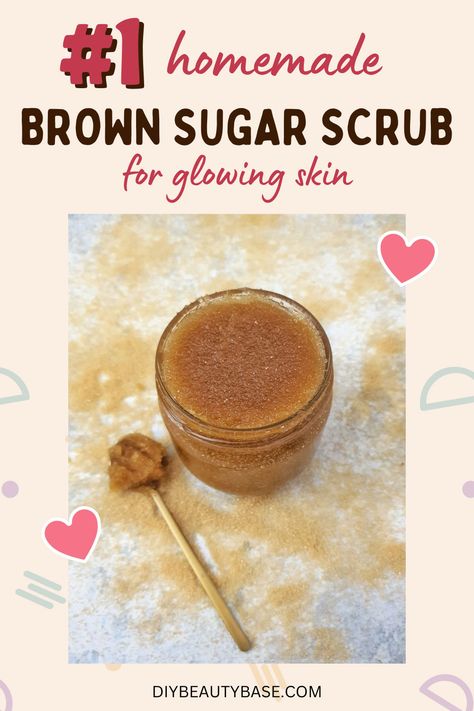 If you ever wondered how to make sugar scrub, you will be delighted with this brown sugar scrub recipe and tutorial. The recipe is incredibly easy to make and you most likely have all the ingredients in your home already (sugar, coconut oil, sweet almond oil, vanilla) . Once you see how inexpensive and easy to make this DIY sugar scrub is, you will never need to buy one again. Neither will you want to ;) Sugar Scrub Diy Without Coconut Oil, Brown Sugar Body Scrub Diy, Brown Sugar Scrub Diy, Brown Sugar Scrub Recipe, Brown Sugar Homemade, Make Sugar Scrub, Diy Brown Sugar, Sugar Body Scrub Diy, Sugar Facial Scrub