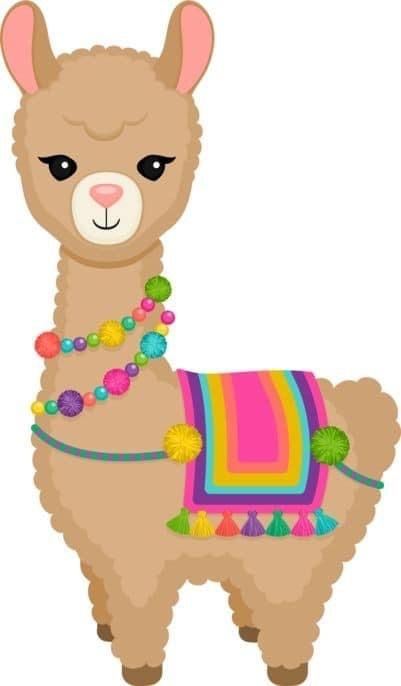 Region Sierra, Llama Clipart, Plants Classroom, Creative Clips Clipart, Llama Birthday, Antique Images, Class Decoration, Fiesta Party, Cookie Art