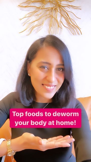 DrDimple, Ayurveda & Gut Health Coach on Instagram: "Did you know your gut is home, not just to good bacteria, but also bad bacteria, parasites, worm, larvae and eggs. And when they enter the bloodstream or deposit in the brain, they can cause serious diseases like seizures, epilepsy blackouts and even cysticercosis. How can you deworm your body every day at home? These are the top foods to include in your diet. Number one is garlic. It has antimicrobial properties. It helps in getting rid of Health Coach, Gut Health, The Brain, Ayurveda, Home Remedies, Number One, Knowing You, Did You Know, Brain