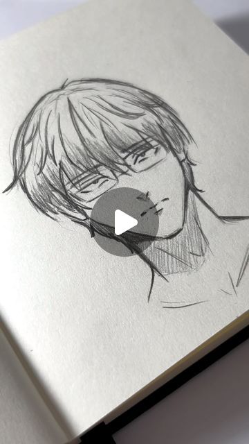 Dima on Instagram: "Quick sketch #sketch #drawingtutorials #howtodraw #facedraw #art #artist #sketching #quicksketch" Anime Quick Sketch, Anime Sketch Easy Tutorial, Easy Male Drawing, Guy Eyes Drawing Reference, Anime Boy Sketch Easy, Easy Anime Sketches, Anime Face Drawing Tutorial, Anime Sketch Ideas, Easy Manga Drawings