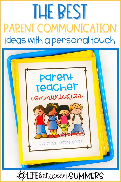 Parent Communication Ideas, Parent Communication Folder, Parent Relationships, Student Centered Learning Activities, Parent Teacher Relationship, Communication Ideas, Take Home Folders, Kindergarten Parent, Parent Teacher Communication