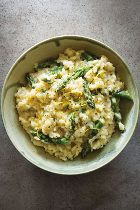 Lemon Risotto Recipes, Risotto With Asparagus, Lemon Risotto, Diner Recept, Risotto Recipes, Rice Dishes, Tortellini, Lemon Zest, Williams Sonoma