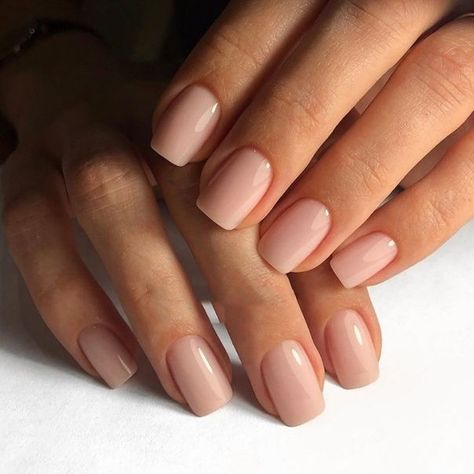 Polish Nails, Short Square Nails, Shiny Nails, Nagel Inspo, Trim Nails, Cat Kuku, Neutral Nails, Manicure Y Pedicure, Classy Nails