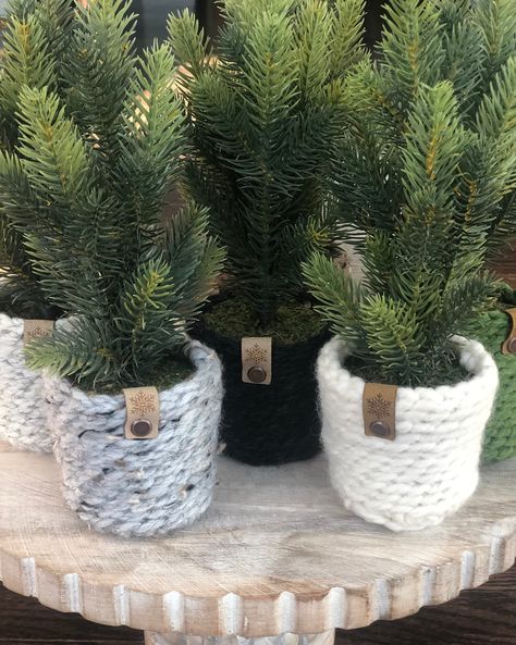 "These adorable faux pine trees are the perfect home decor accessory to bring the outdoors in and cozy up your space. They are so versatile and can be used starting in Fall and transitioning through Christmas and into the winter months.  **This is a MADE TO ORDER item.  Current turnaround time for production is 10-14 days plus shipping time. ** Nestle these trees on your fireplace mantle, within bookshelves, in a table centerpiece or as place card holders for your Christmas dinner.  They will ad Dorm Christmas Tree, Teacher Christmas Tree, Winter Mantel Decor, Dinosaur Baby Shower Theme, Farmhouse Winter Decor, Christmas Tree Small, Cozy Winter Decor, Christmas Tree Table, Tree Crochet