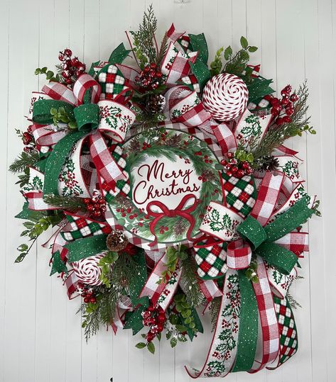 This Wreaths item by UpNorthWreathDesigns has 6 favorites from Etsy shoppers. Ships from Traverse City, MI. Listed on Jun 10, 2024 Wreaths For Front Door Christmas Diy, Green Deco Mesh Christmas Wreaths, Winter Deco Mesh Wreaths, Christmas Deco Mesh Wreaths, Striped Ornaments, Big Wreath, Christmas Ribbon Wreath, Christmas Pine Wreath, Diy Christmas Deco