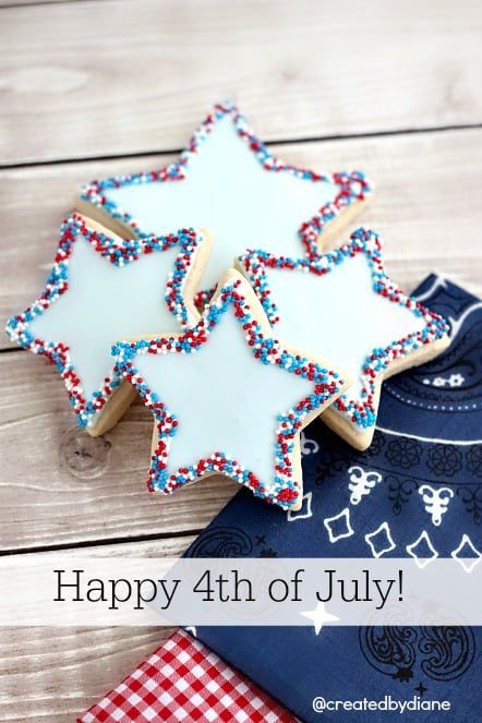 Patriotic Sugar Cookies, Cookies With Sprinkles, Baby Boy Cookies, Patriotic Cookies, Patriotic Desserts, Iced Sugar Cookies, 4th Of July Desserts, Summer Cookies, Sugar Cookie Designs