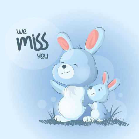 We Miss You Images Cute, Cute Miss You, Miss You Text, Miss You Images, Cute Bunnies, You Doodle, We Missed You, Free Text, Animal Jokes