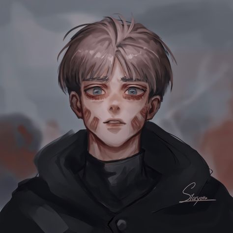 Attack On Tatin, Armin Arlert Fanart, Armin Arlert Icons, Armin Fanart, Armin Snk, Aot Armin, Titan Fanart, Armin Arlert, Titan Anime