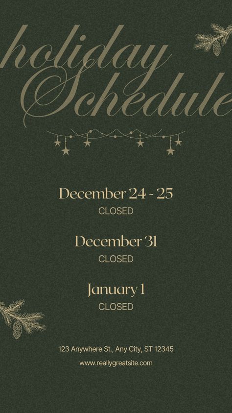 Use the word "Christmas" in the search on my profile to find more templates: https://www.canva.com/p/ok-templates/ Christmas Schedule, Christmas Graphic, Christmas Poster Design, Instagram Christmas, Instagram Schedule, Christmas Typography, Bakery Display, Font Combos, Christmas Post