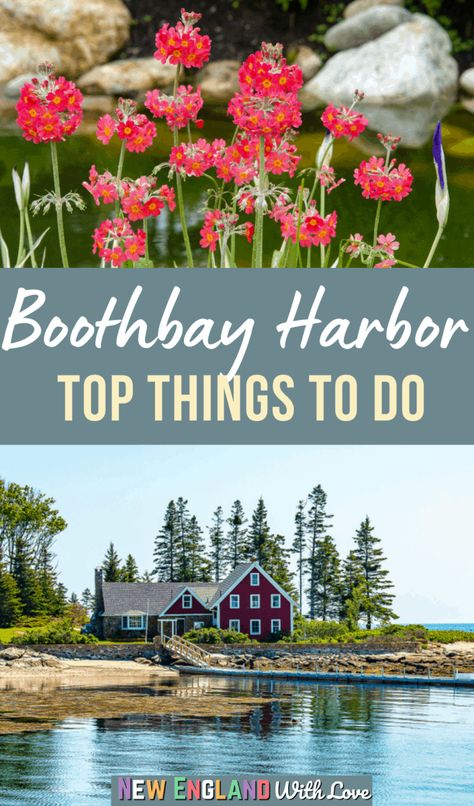 If you find yourself in Midcoast Maine, a lovely seaside village awaits. Don't miss these top things to do in Boothbay Harbor for an amazing Maine experience. coastal Maine | the maine coast | maine coast road trip | prettiest places to visit in Maine | Maine travel guide | things to do in Maine | Maine weekend getaways | summer in Maine Places To Visit In Maine, Summer In Maine, Things To Do In Maine, Boothbay Maine, Midcoast Maine, Boothbay Harbor Maine, Maine Road Trip, Rhode Island Travel, Massachusetts Travel