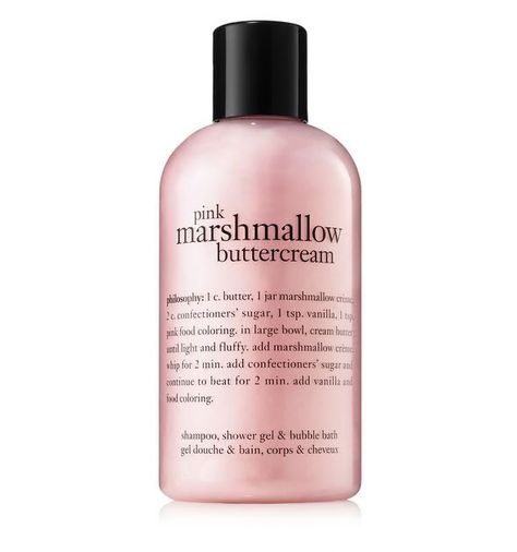 Baddie Hygiene, Pink Marshmallow Buttercream, Weekly Reset, Philosophy Products, Pink Marshmallow, Marshmallow Buttercream, Pink Marshmallows, Shower Products, Pink Food Coloring