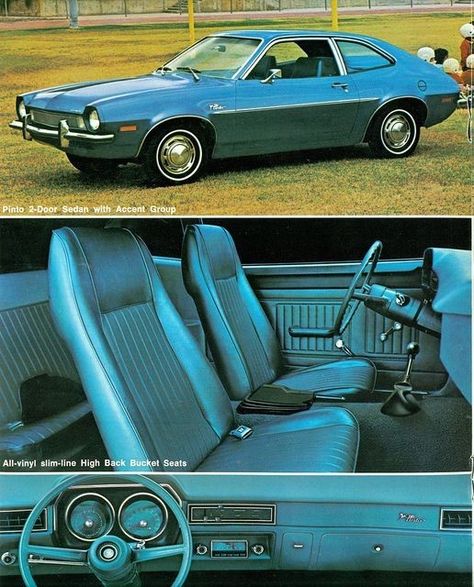 Ford Garage, Famous Car, Coolest Cars, Ford Pinto, 70s Cars, Vintage Vehicles, Fire Hazard, Old Fords, Ford Classic Cars