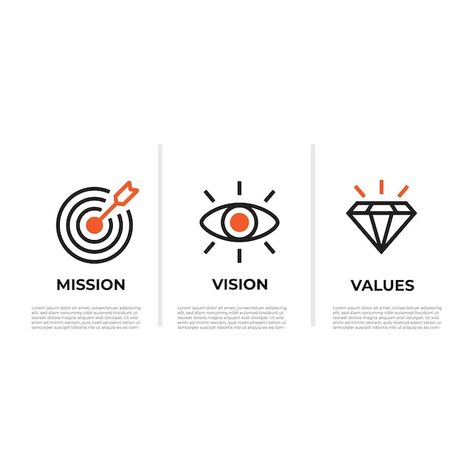 Mission vision and values icon design se... | Premium Vector #Freepik #vector #vision #values #eye-logo #silhouette-logo Mission Icon, Instagram Feed Planner, Eyeball Art, Mission Vision, Social Media Advertising Design, Company Values, Motion Graphics Design, Brand Guide, Church Design