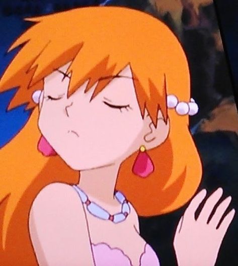 Misty Mermaid, Pokemon Misty, Pokemon Ash And Misty, Misty From Pokemon, Mermaid Ideas, Ash And Misty, Pokemon Ash, 90s Anime, Video Game Art