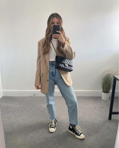 City Break Outfit Autumn, City Break Outfit Winter, Barcelona Outfits Spring, Paris Spring Outfit, New York Spring Outfits, Sprint Outfit, Nyc Spring Outfits, Cozy Spring Outfits, Milan Outfits