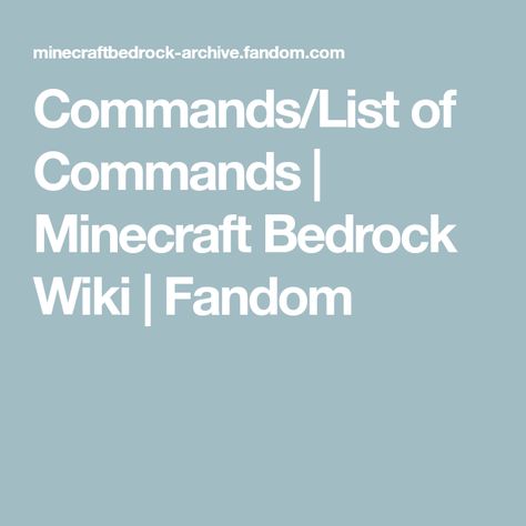 Minecraft Bedrock Commands, Minecraft Commands List, Commands Minecraft, Commands In Minecraft, Minecraft Commands, Mayfly, Minecraft Ideas, Minecraft, Quick Saves