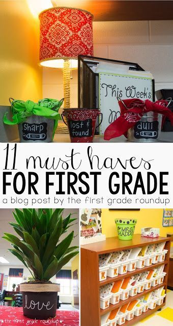 11 Must Haves For Moving To 1st Grade | Click to read my list of "can't live withouts"! Teaching 1st Grade, School Diy Ideas, First Year Teaching, First Grade Activities, Teaching First Grade, 2nd Grade Classroom, First Grade Classroom, First Grade Teachers, New Classroom