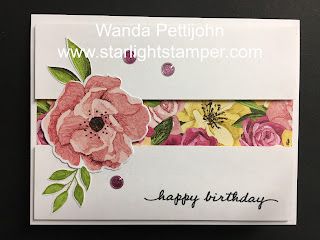 My Creative Corner!: Happiness Abounds, Hues of Happiness, Birthday Card, 2022-2023 Stampin' Up! Catalog Sweet Songbirds, Hues Of Happiness, Happiness Abounds, Dsp Cards, Cottage Rose, Birthday Card Craft, Stampin Up Project, Hand Made Greeting Cards, Stampin Up Christmas Cards